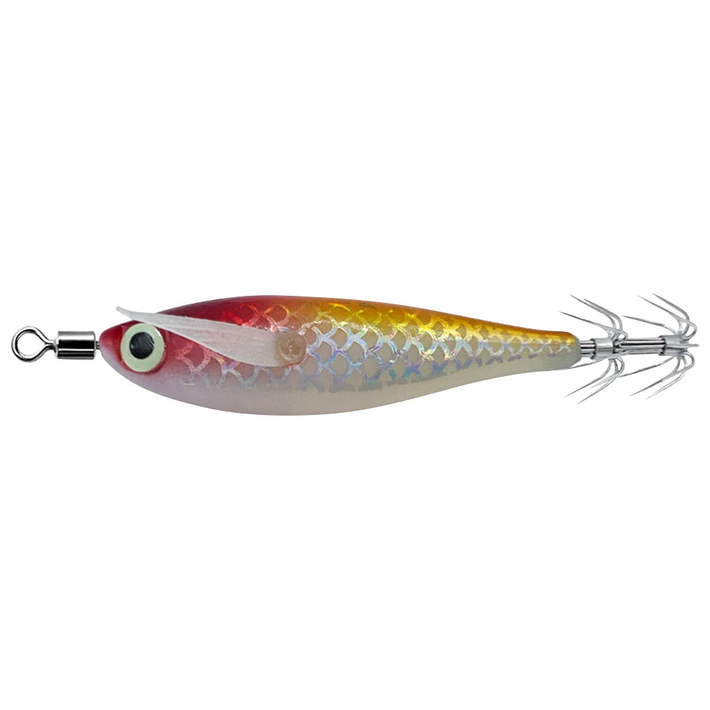 Luminous Squid, Cuttlefish Attracting Lure. Double Hook Bait.