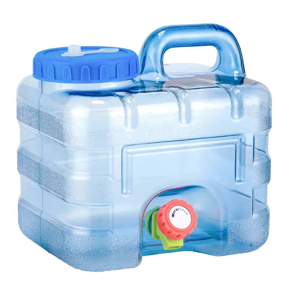 Portable 7.5/10/15L Water Container With Faucet , Leakproof  Water Tank .