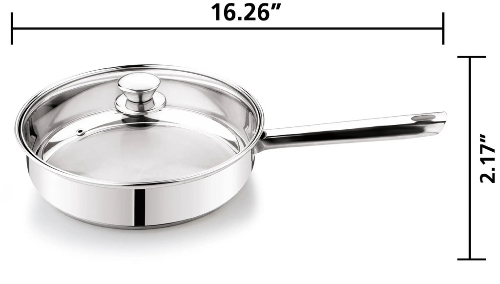 10-Piece Nonstick Stainless Steel Cookware Set. Durability And Style For Everyday Homemaking.