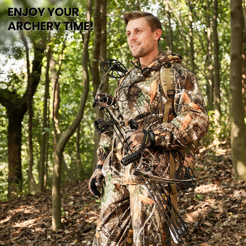 MOTION ZEUS Lightweight Compound Bow Set.10-50Lbs Adjustable .