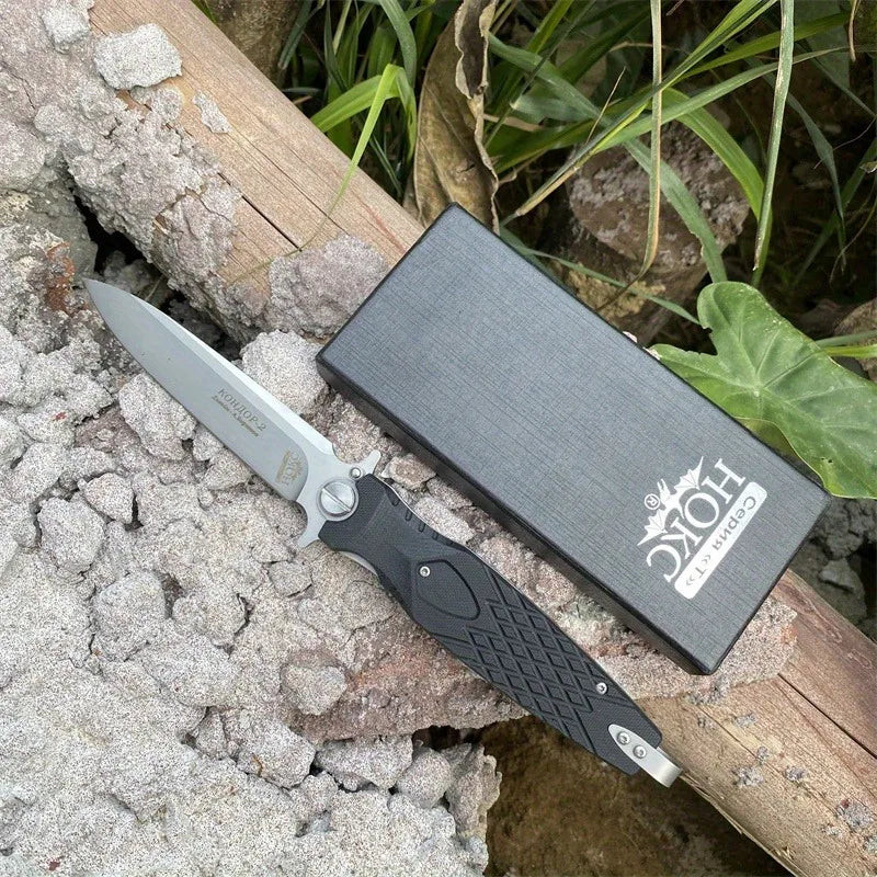 Black Rocket Hunting Knives. D2 Blade ,G10 Handle. Fishing- Multi-Purpose.