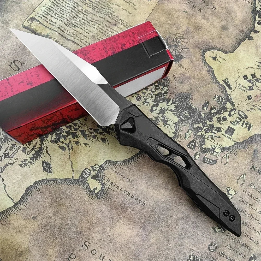 KS 7650 Folding Knife. 8Cr13Mov Blade. Nylon Fiber Handle.