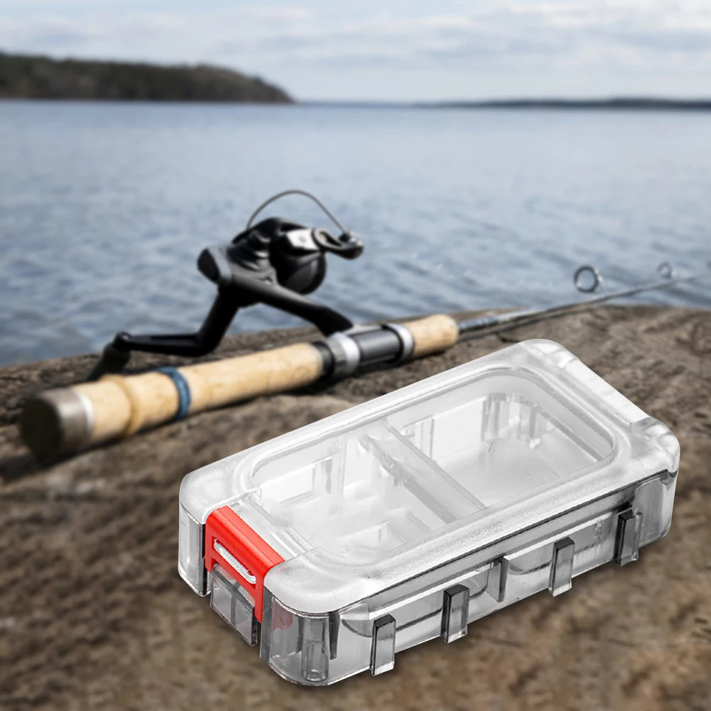 Tackle Box, Expandable, Waterproof. Clear Top. Fishing Lure Storage .