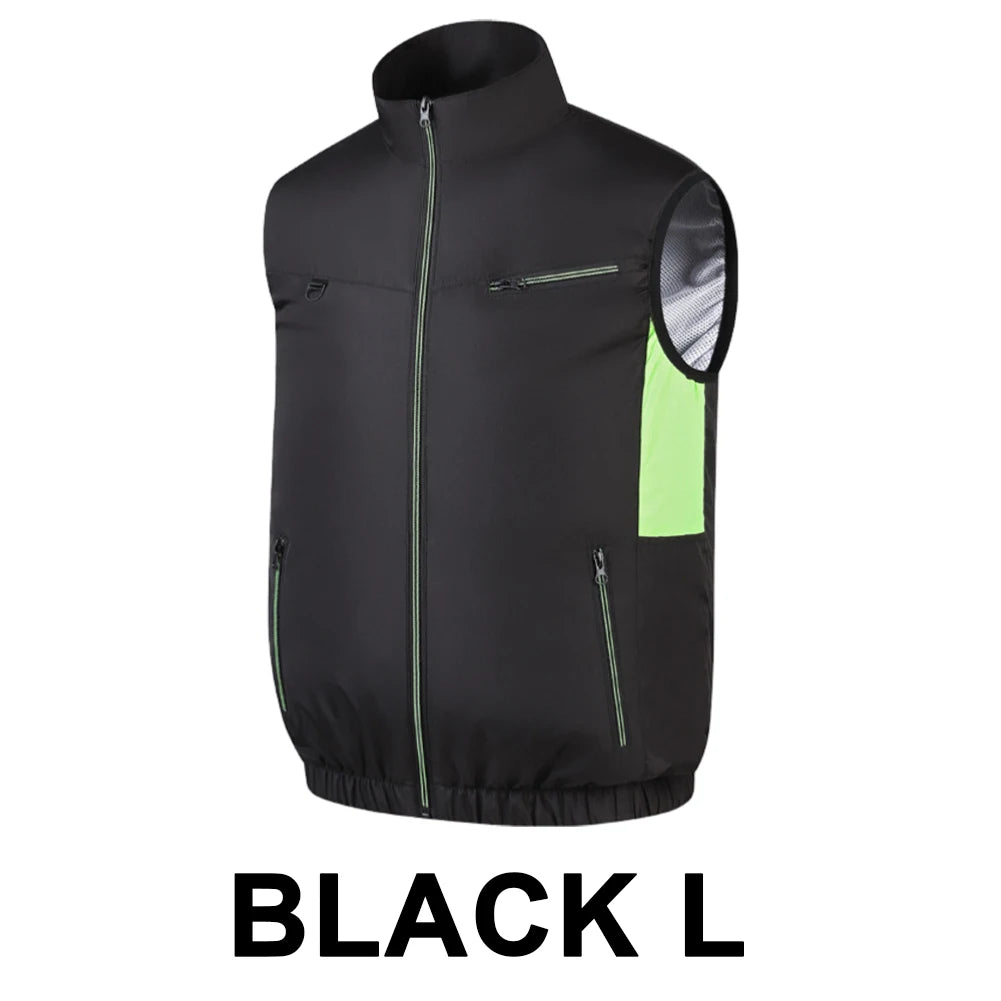 Cooling Vest Fan, Vest. 3 Gears, Breathable ,Wearable, Camping, Hiking.