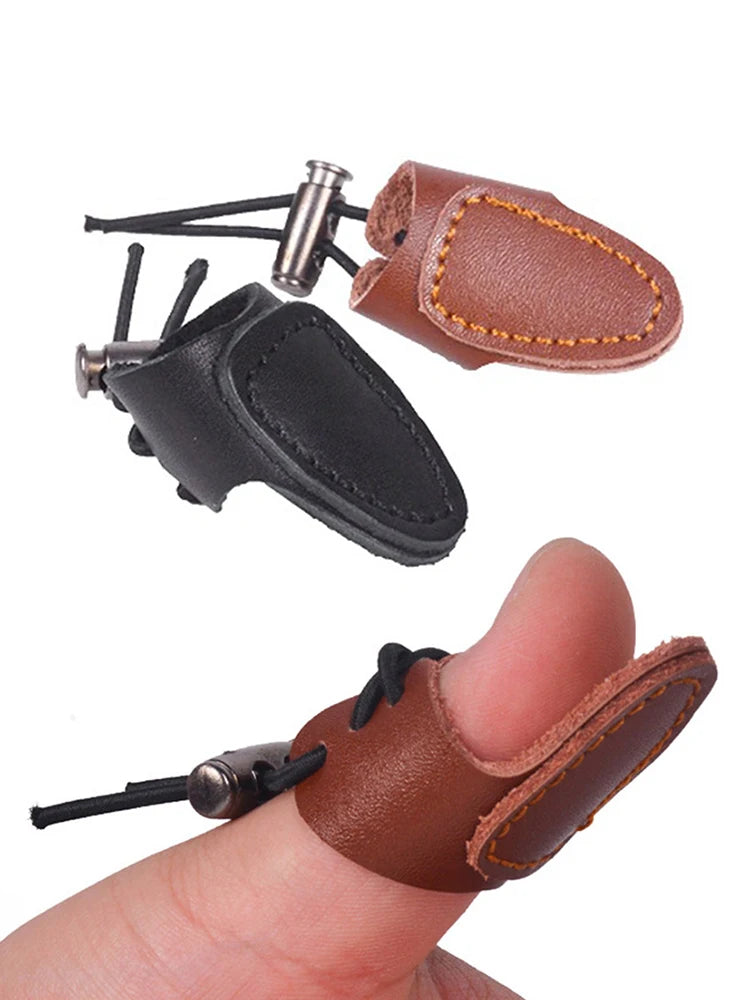 Bow & Arrow Finger Tip Protector. Archery Thumb Protective Gear.