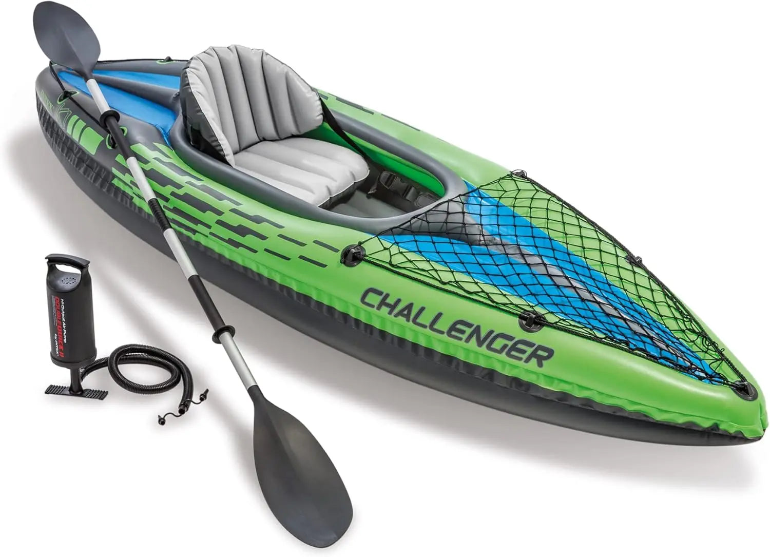 INTEX Inflatable Kayak. 86in. Kayak Paddles ,High-Output Pump, Super Strong PVC.