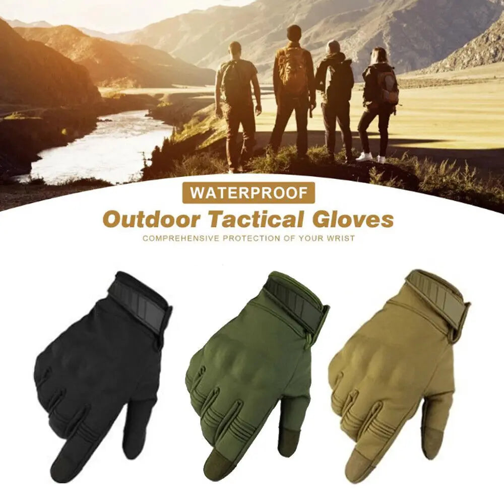 Tactical Touch Screen Gloves. Motorcycle , Protective, Full Finger, Hunting.