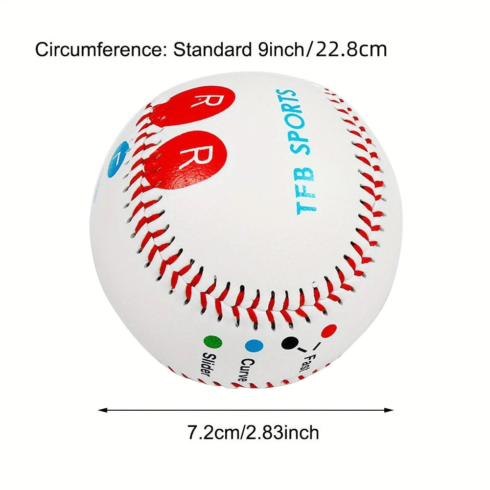 1-5pc Training Baseball. Finger Placement Markers - Pitching Trainer.