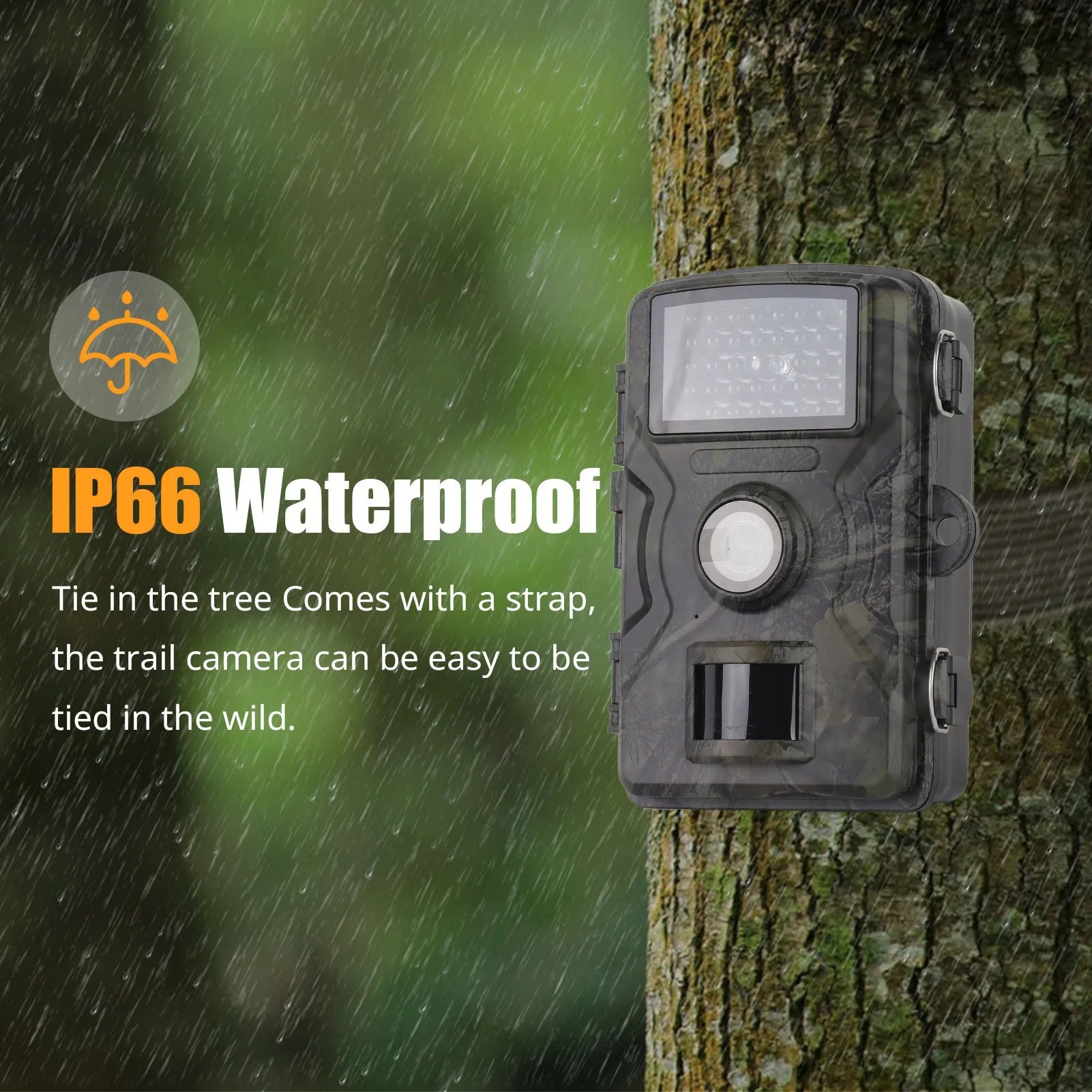 1080P Wireless Trail Camera. Infrared Night Vision. Mobile Monitoring , Waterproof, Motion Activated.