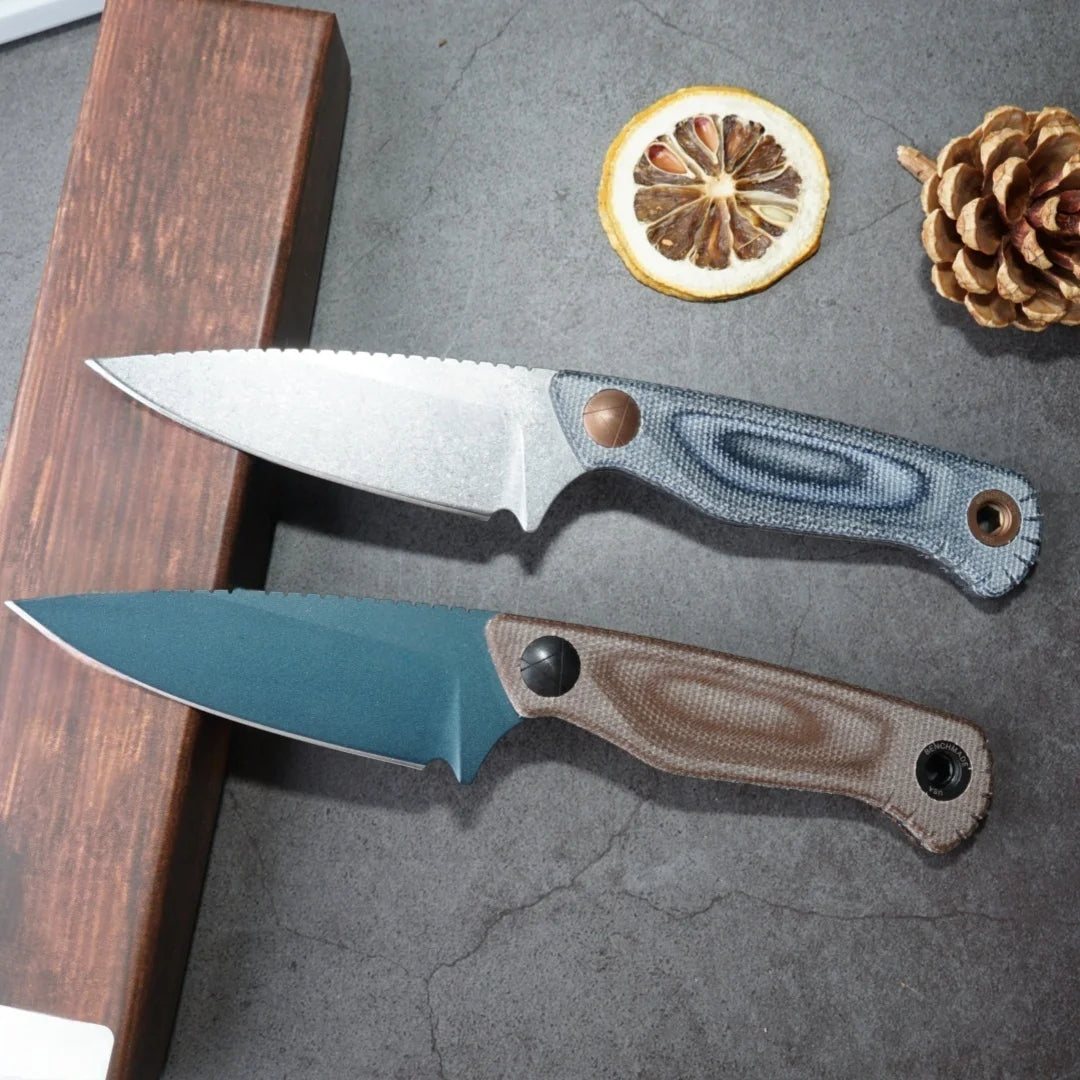 Fixed Blade Knife, W/ Sheath. Alloy Steel Blade, Shear Pin.