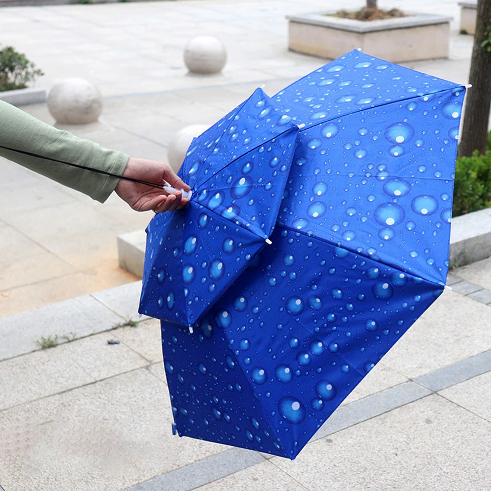 69/95cm Umbrella Hat, Foldable. Sunshade Headwear. Waterproof .