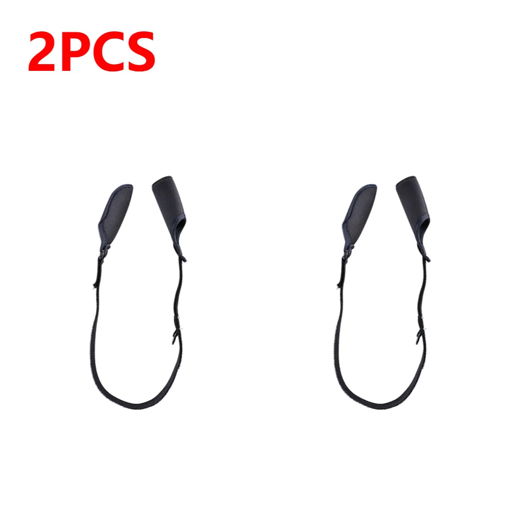 1-10PCS Fishing Rod Protection Sleeves. Adjustable Belt.
