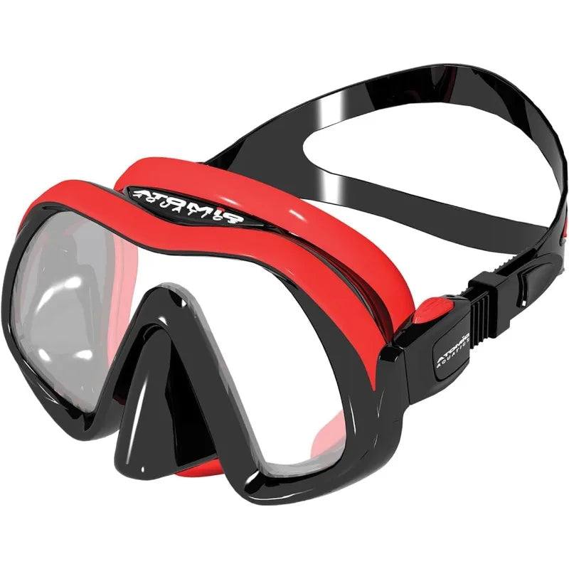 Aquatics Venom Frameless Scuba Diving Mask with Rigid Silicone Skirt.