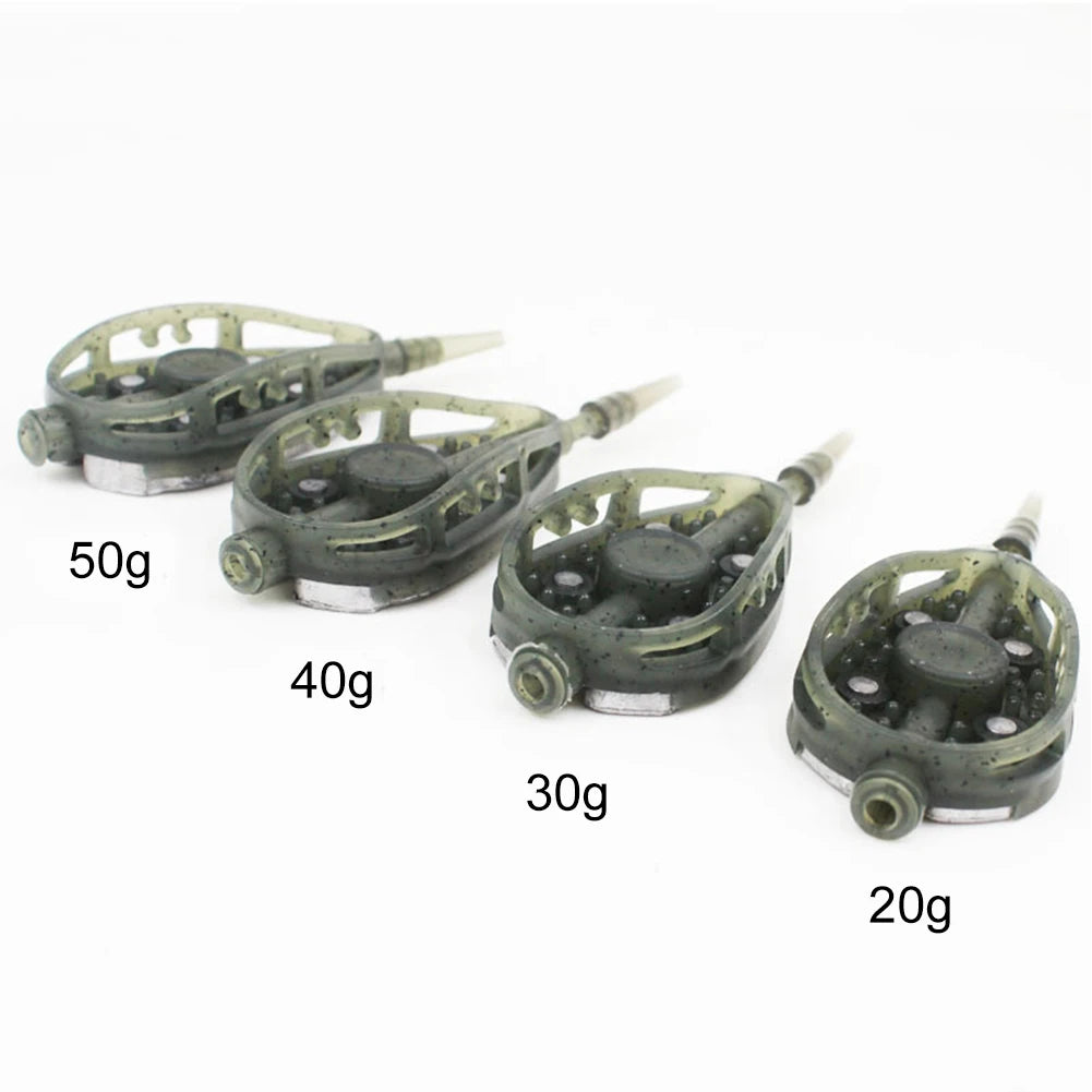 Portable Inline Method Fishing Bait Basket Feeders For Carp Fishing .