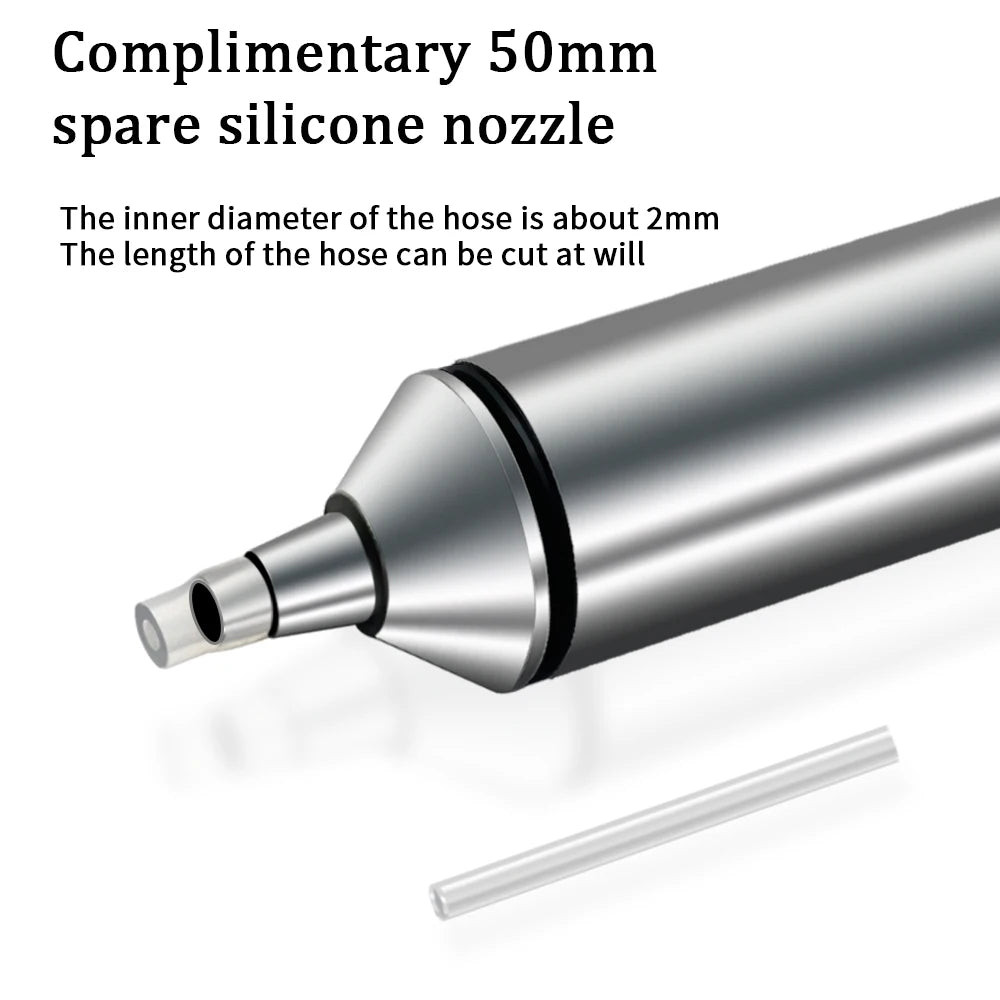 Aluminum Desoldering Pump. Soldering Sucker Pen. Powerful Vacuum.