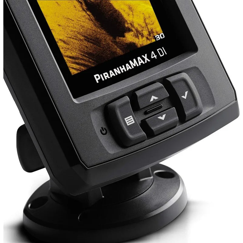 Humminbird 410160-1 PIRANHAMAX 4 DI (Down Imaging) Fish Finder, Black