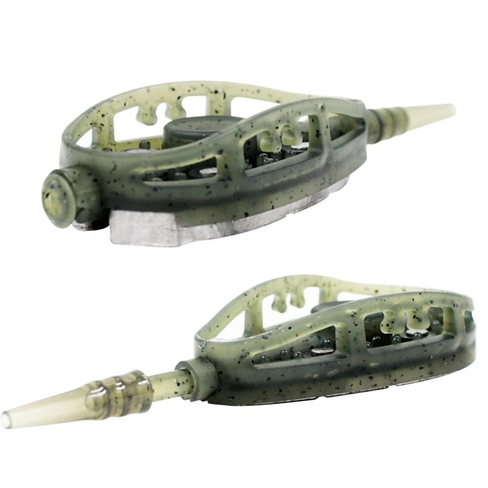 Portable Inline Method Fishing Bait Basket Feeders For Carp Fishing .