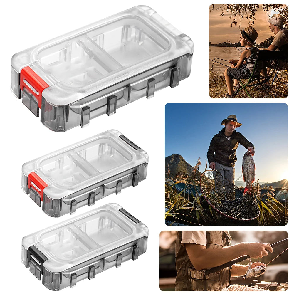 Tackle Box, Expandable, Waterproof. Clear Top. Fishing Lure Storage .