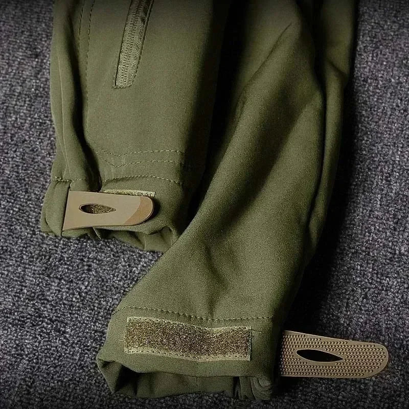 Tactical Waterproof Men's Camo Set. Soft Shell Fleece, Winter Suit, Windbreak. Multi Pocket.