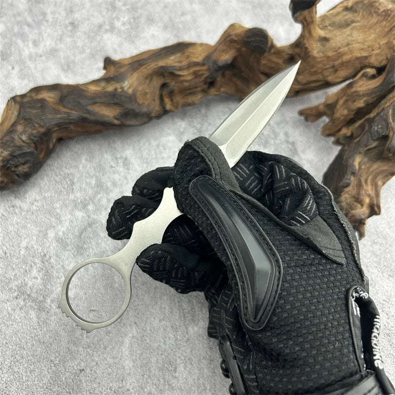 Fixed Blade, 440C, Sheathed, Camping, Hunting, Survival - Throwing.