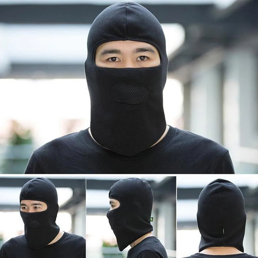 Full Face Mask- Balaclava Fleece. Neck Warmer- Hood .
