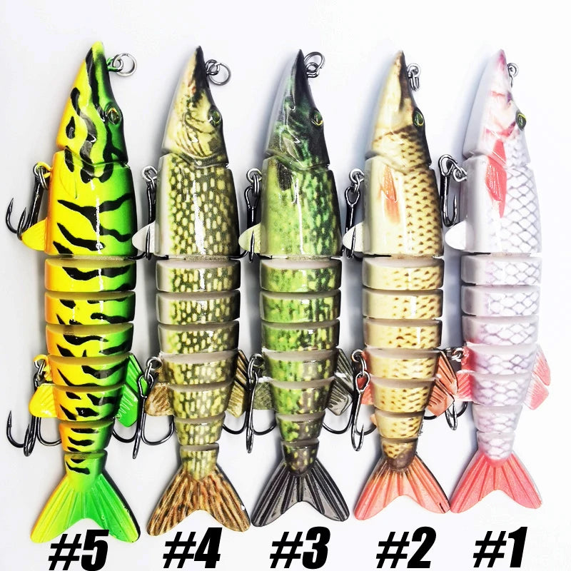 Multi Jointed Swimbaits. Slow Sinking , Fresh Or Salt Water.