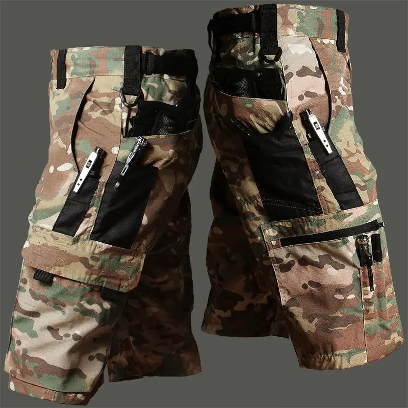 Tactical Shorts, Outdoor Work Pants. Men's Multi-pocket, Quick Dry, Wear-resisting Shorts.