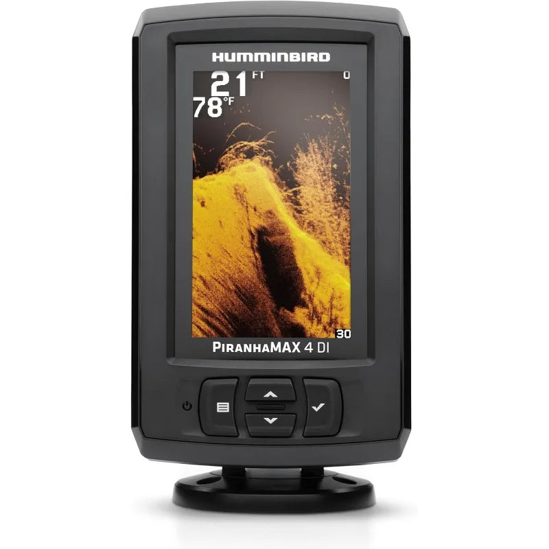 Humminbird 410160-1 PIRANHAMAX 4 DI (Down Imaging) Fish Finder, Black