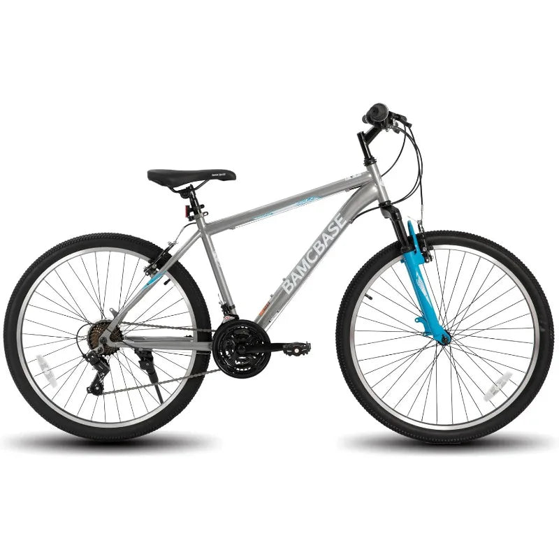 27.5 Inch Mountain Bike, 21 Speeds, High-Tensile Steel Frame, V Brake, Hardtail.
