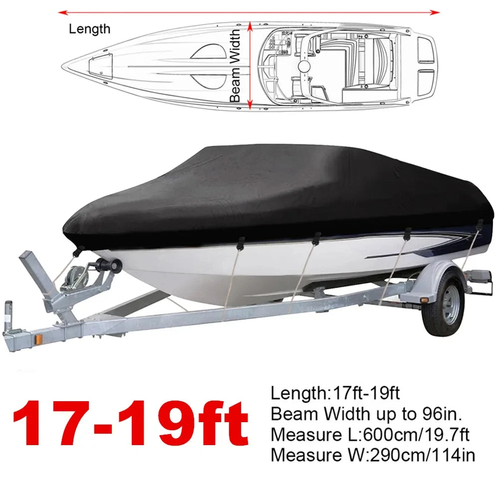 Heavy Duty, Waterproof Covers. Boat, 3Layer D40.