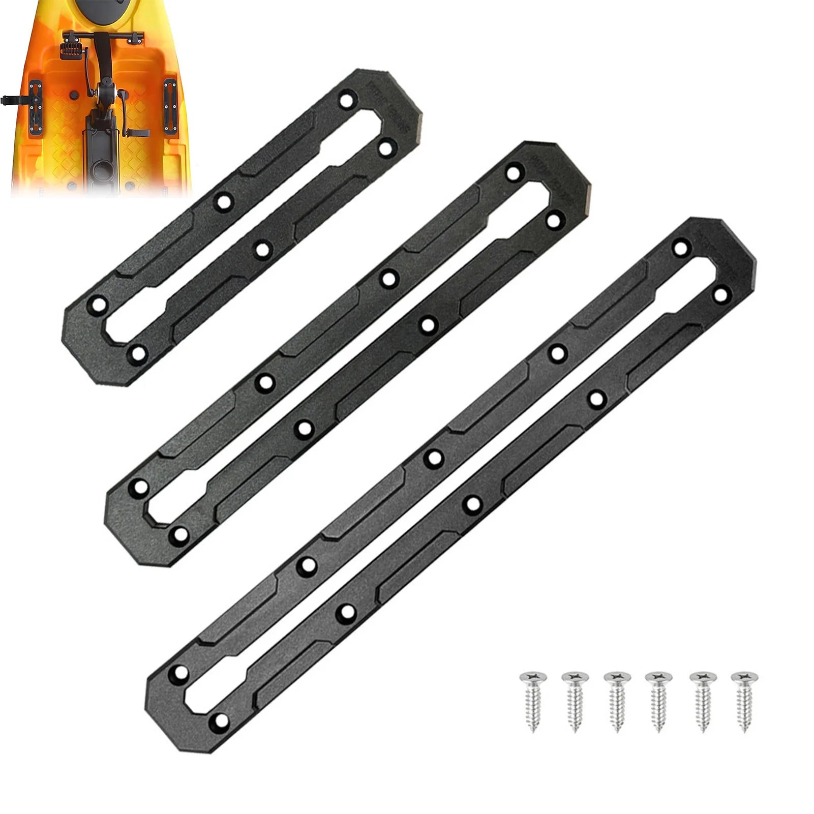 4pcs 6inch Kayak Paddle Holders. Track Mount Accessories.