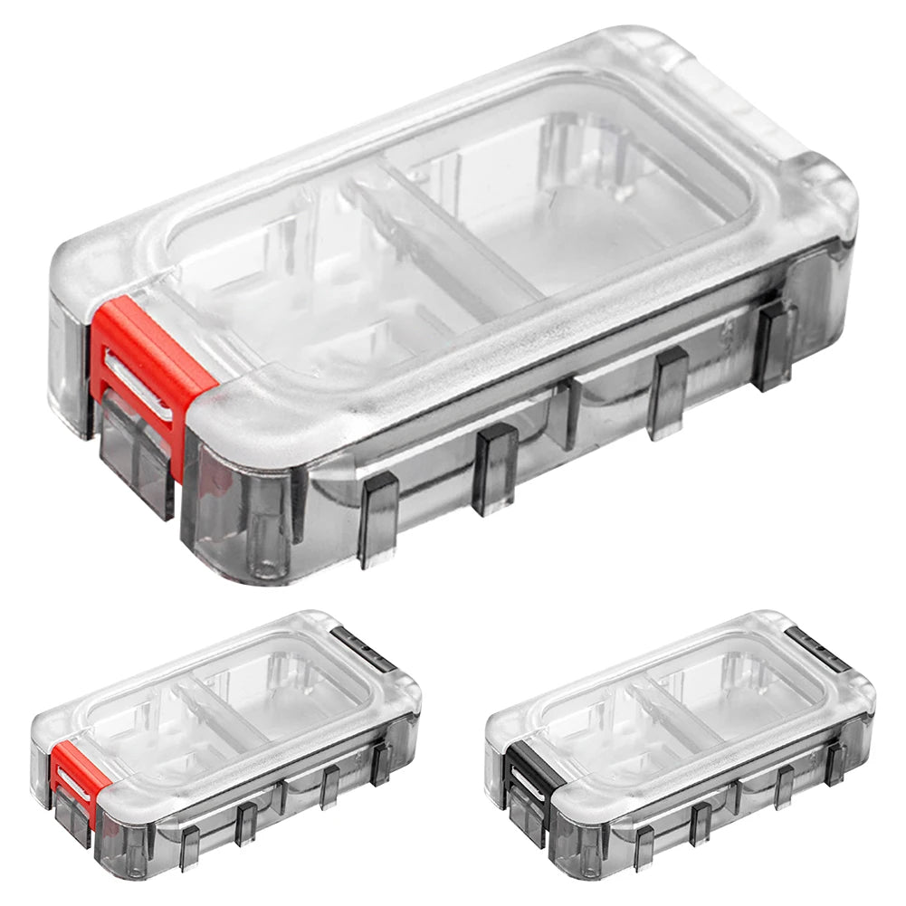 Tackle Box, Expandable, Waterproof. Clear Top. Fishing Lure Storage .