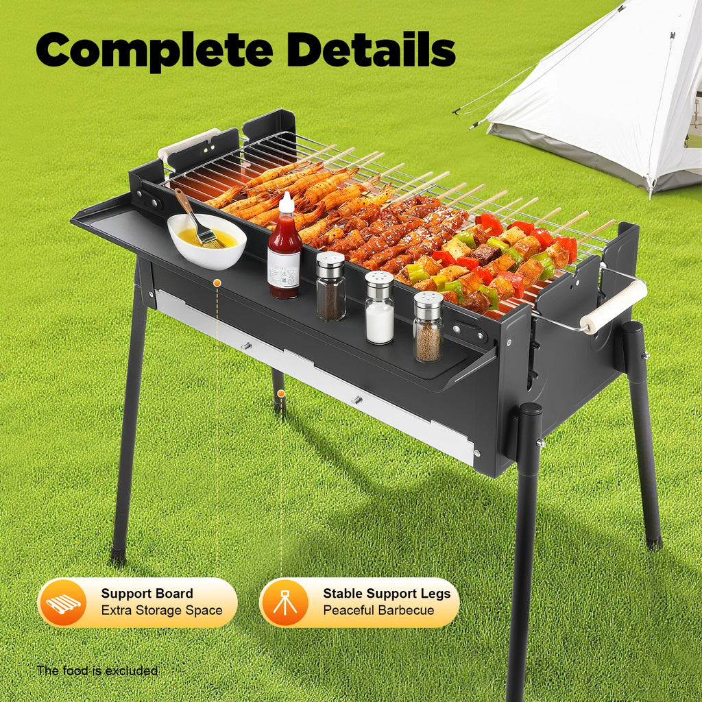 Stainless Steel foldable, Portable BBQ For Outdoor Cooking .