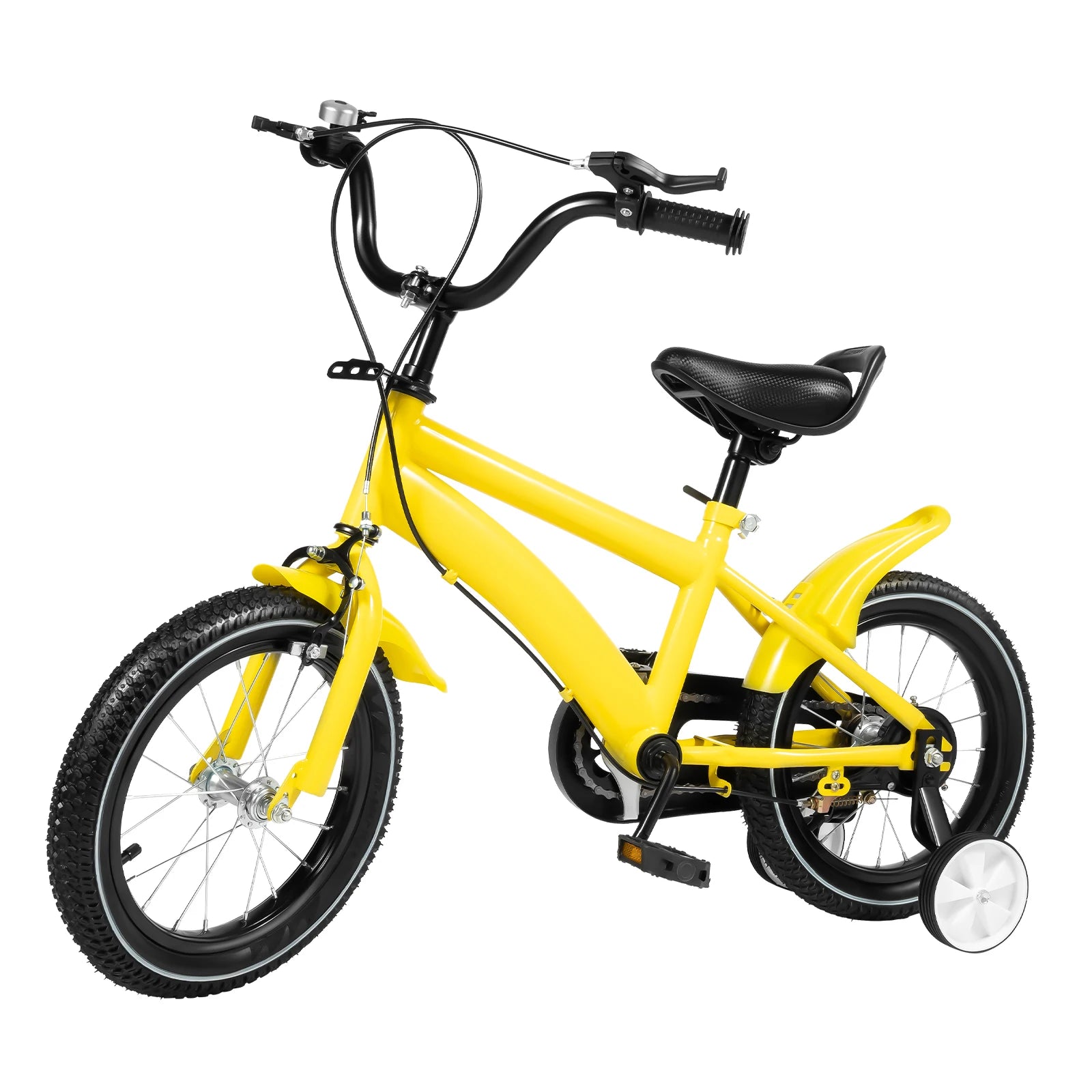 14 Inch Kids Bike - Adjustable Sea - Dual Brakes - w/Training Wheels.