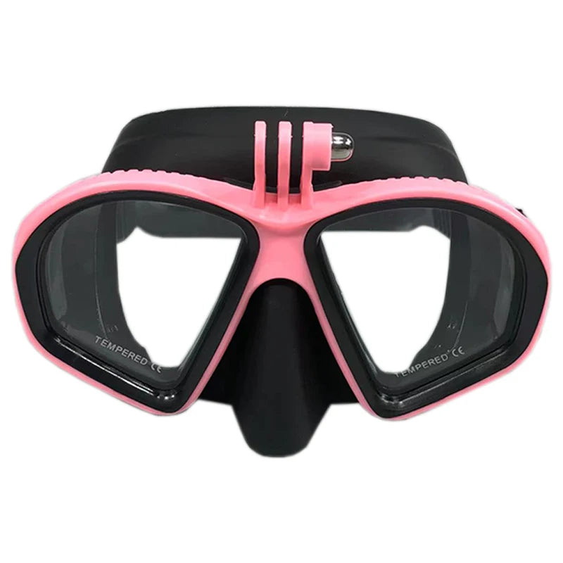 Professional Scuba Diving Mask. Snorkel, Silicone Skirt Diving Mask.