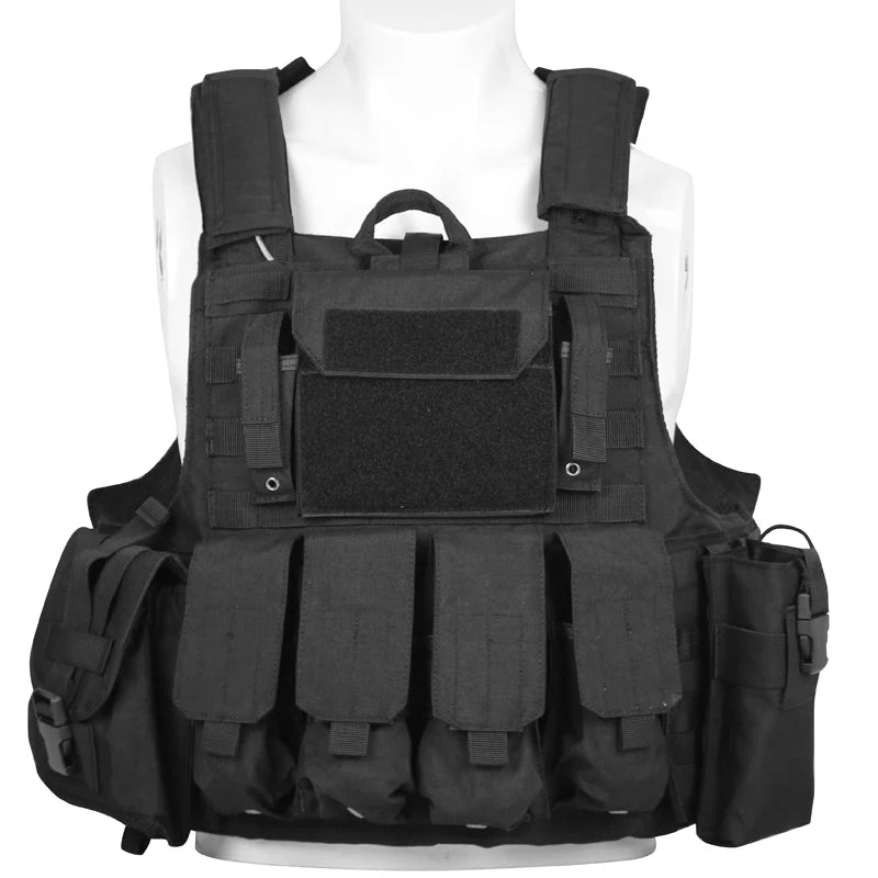 LQARMY Tactical Vest. 1000D Quick Release Plate Carrier. Chest Rig.