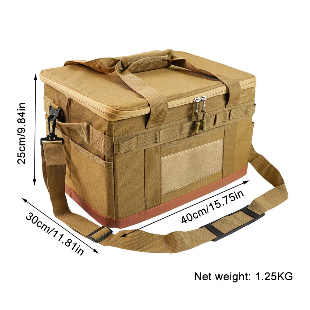 30L Cooking Utensil Organizer. Car Trunk Storage Case.