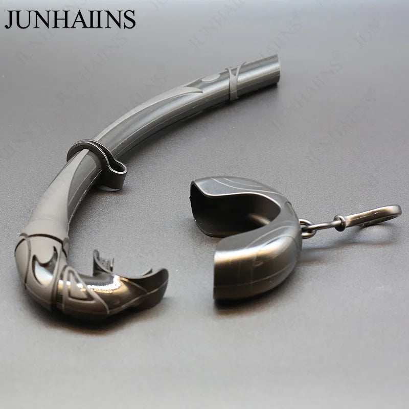 JUNHAIINS Tempered Glass - Freediving Mask - Snorkeling Set. Camera Mount.