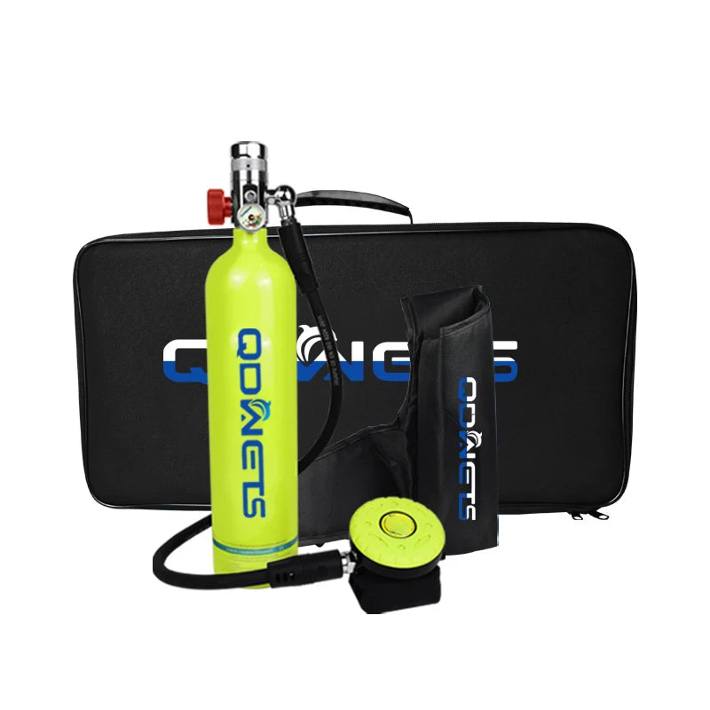 1L Scuba Diving Tank - Professional Diving Oxygen Cylinder - 15-25 Minutes QDWETS.