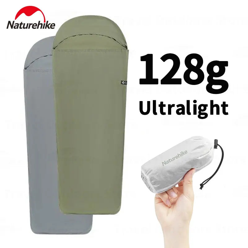 Naturehike Sleeping Bag. Envelope, 128g Ultralight. Accessories.
