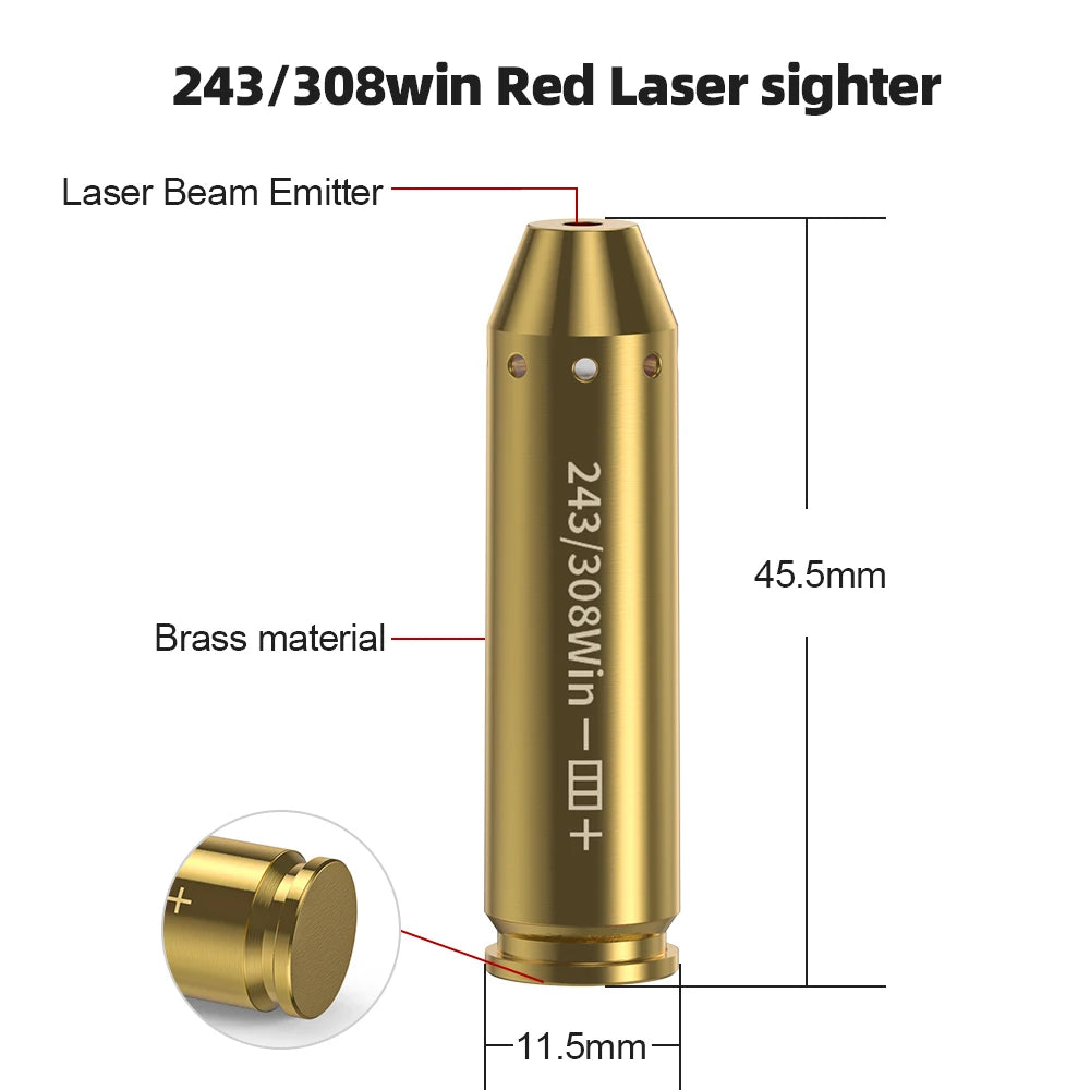 243- 308 WIN. Red Light Professional Calibration. Use For Short-Term Calibration.