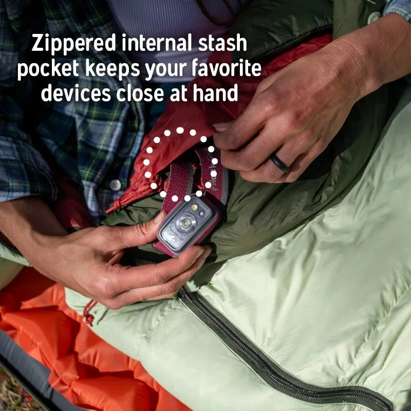 Kelty Cosmic 20 Down Mummy Sleeping Bag. 550 Fill Power, PFAS-Free DWR.