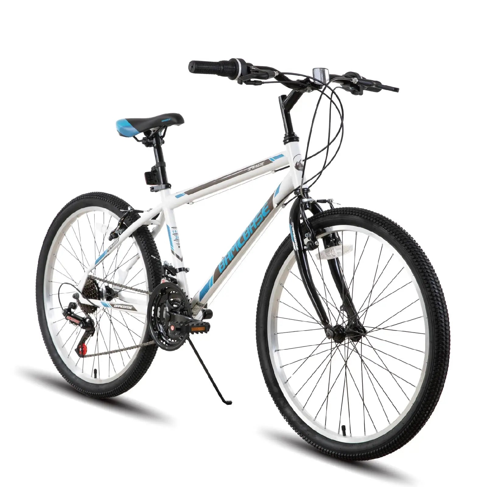 Hiland 24 - 26 inch Mountain Bike. 21 Speeds - High-Carbon Steel Frame.