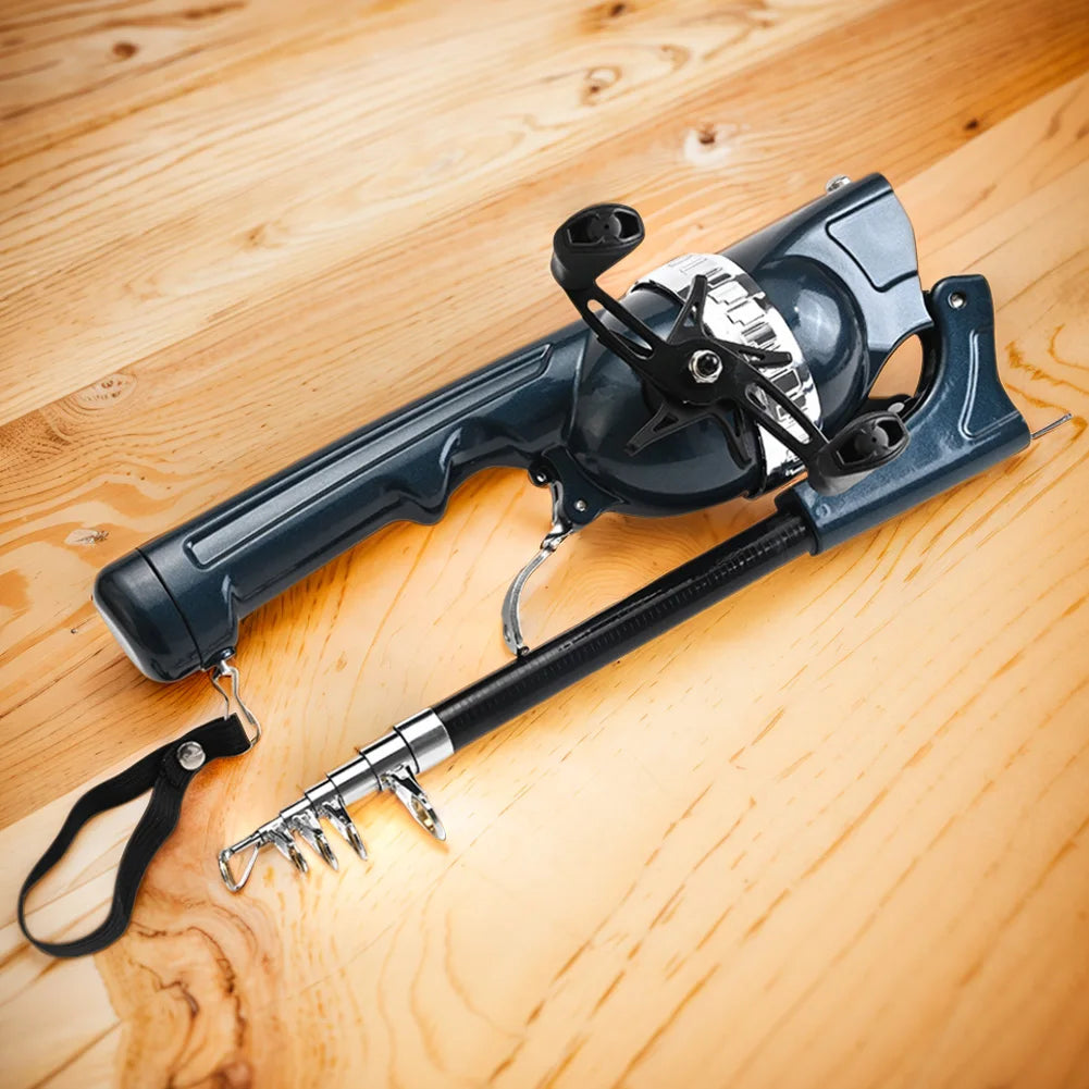 Folding Fishing Rod. Telescopic, Spinning Rod. Carbon Fiber.