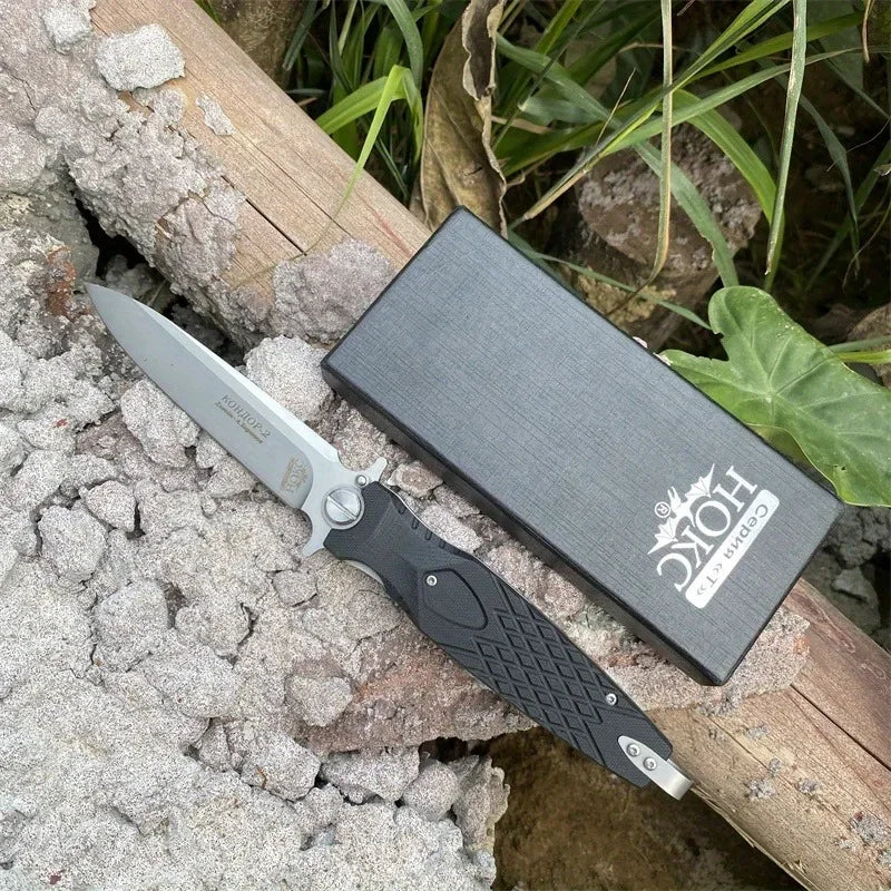Black Rocket Hunting Knives. D2 Blade ,G10 Handle. Fishing- Multi-Purpose.