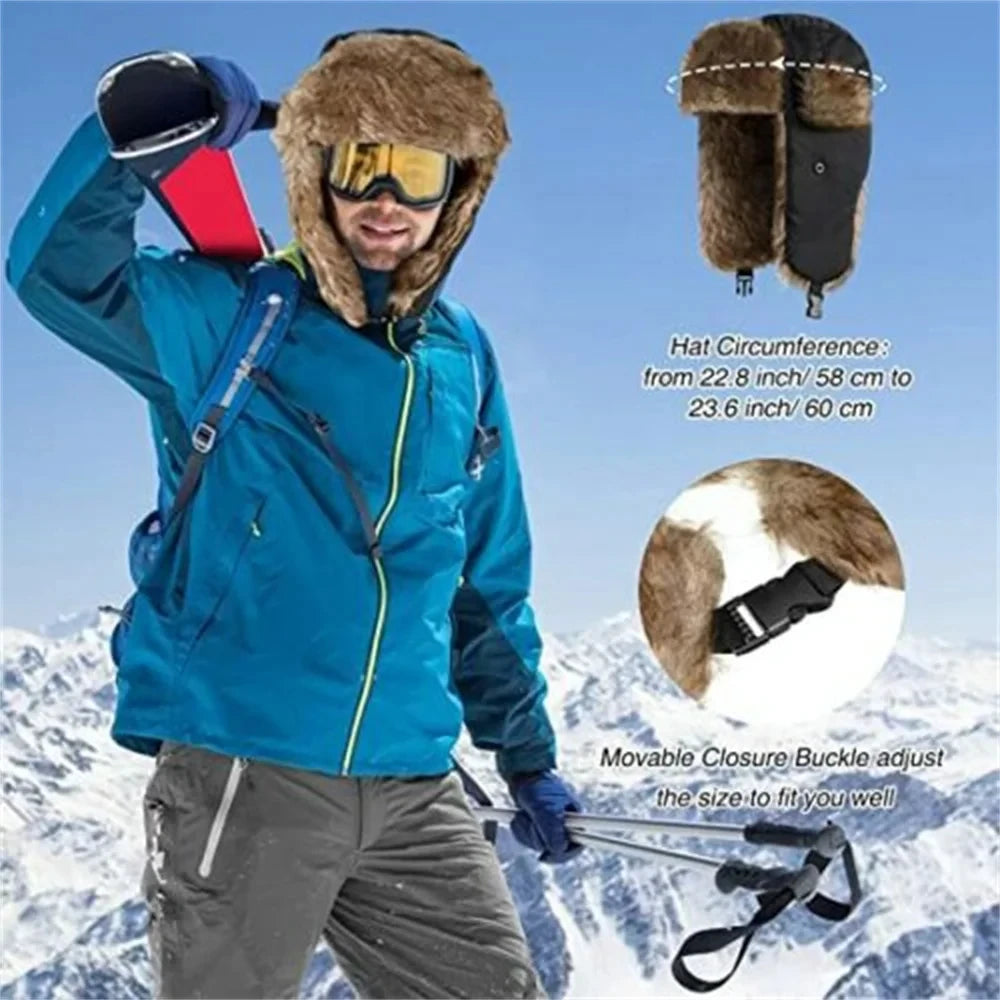 Winter Trapper - Aviator - Earflap - Warm - Waterproof - Bomber Cap.