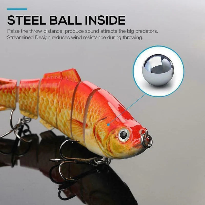 5pcs Bionic Lures. Realistic Fish Shape. For All Kinds Of Fish.