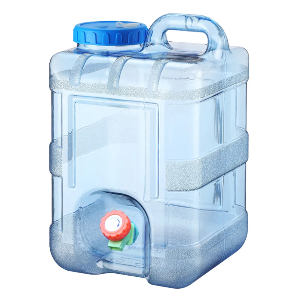 Portable 7.5/10/15L Water Container With Faucet , Leakproof  Water Tank .