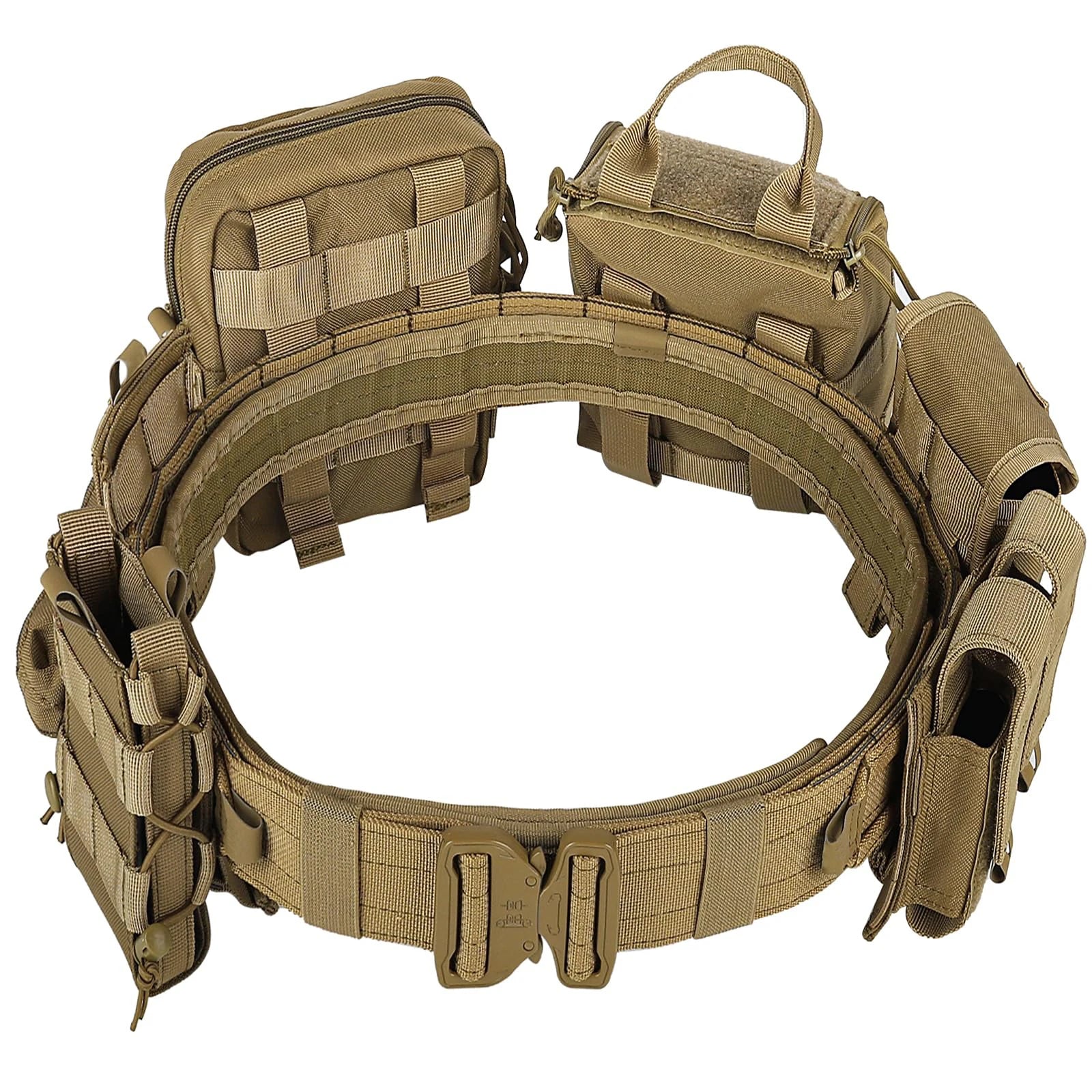 8-in-1 Battle Belt with Accessories. Quick Release , Heavy Duty , 8 Pcs.