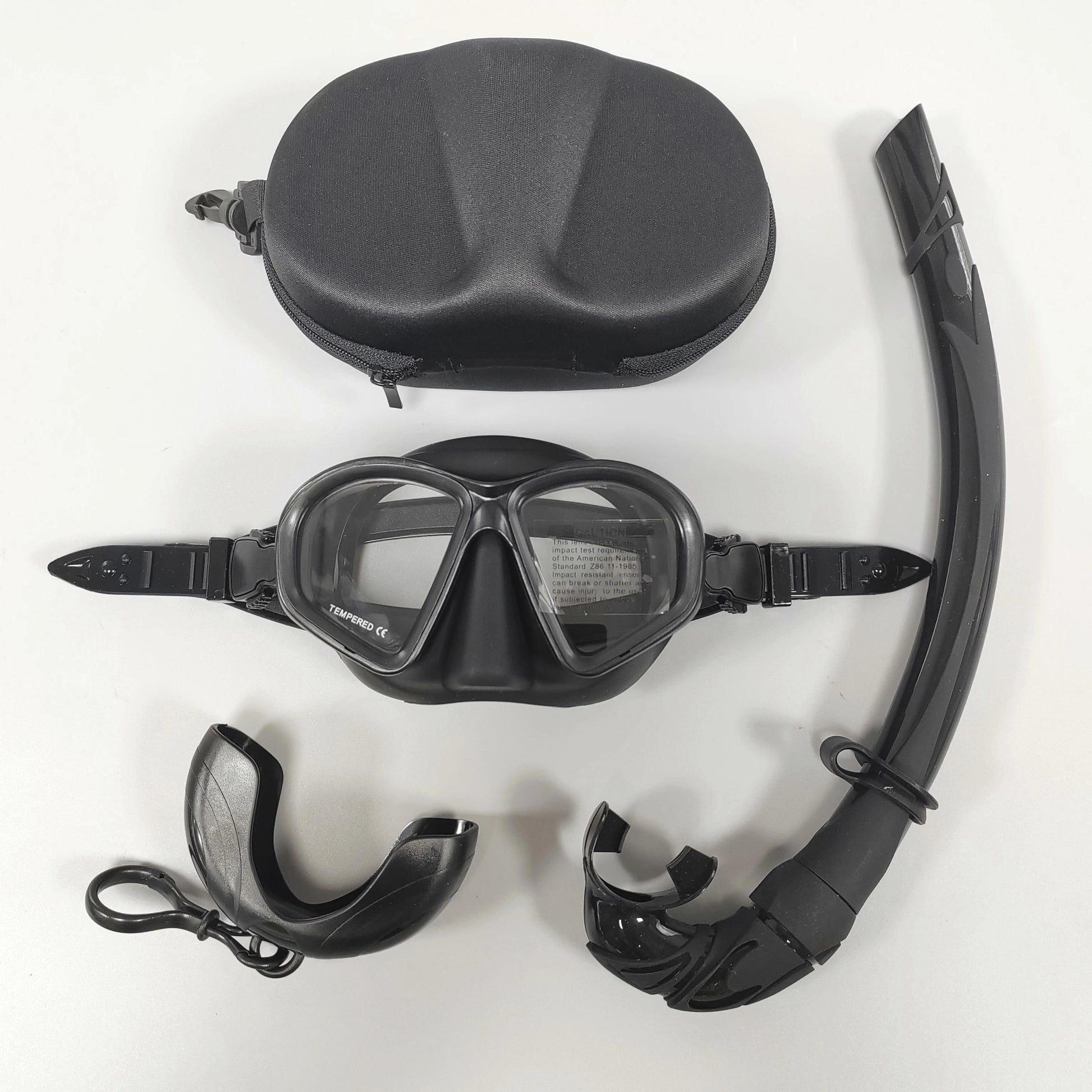 Professional Scuba Diving Mask. Snorkel, Silicone Skirt Diving Mask.